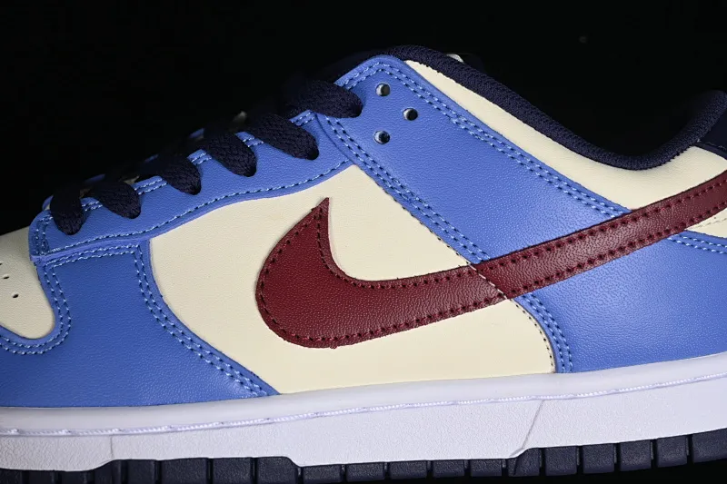 All categories Nk SB Dunk series Nk SB Dunk Low low-top sneakers Nk Dunk Low white, blue and red color SB low-top casual sneakers FV8119-161
